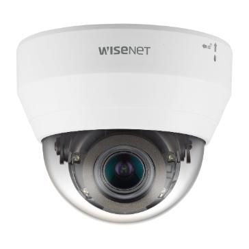 Hanwha Wisenet Q Cámara Minidomo IP de Red para Interior 2MP con Lente Varifocal Motorizada