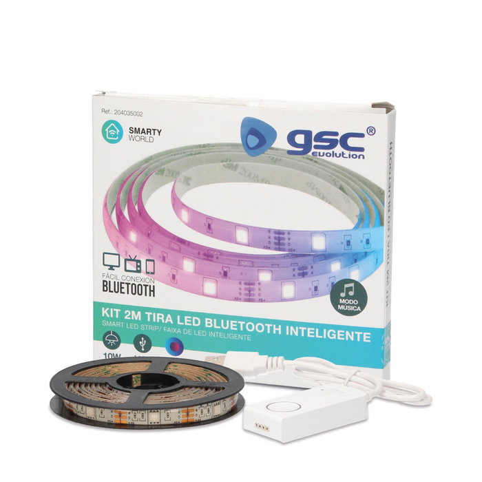 GSC Evolution Kit 2M Tira de LED inteligente RGB IP44 GSC Evolution Kit 2M Tira de LED inteligente RGB IP44