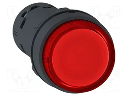 SCHNEIDER ELECTRIC Interruptor de presión Harmony XB7 22mm rojo LED 230V