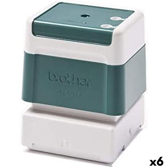 BROTHER Sello Entintado Automático Personalizable 40x40 mm Verde