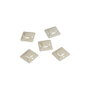 LogiLink Soportes para bridas ABS transparentes autoadhesivos 19x19 mm (100 unidades)
