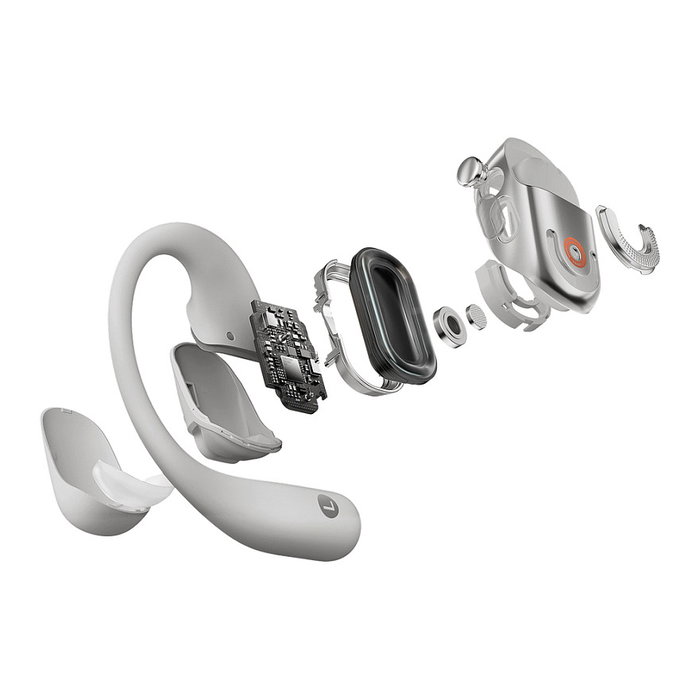 Shokz OpenFit 2+ Auriculares Inalámbricos Bluetooth Gris Resistente al Sudor y Agua IP55 Autonomía 11h (48h con Estuche) Shokz OpenFit 2+ Auriculares Inalámbricos Bluetooth Gris Resistente al Sudor y Agua IP55 Autonomía 11h (48h con Estuche)