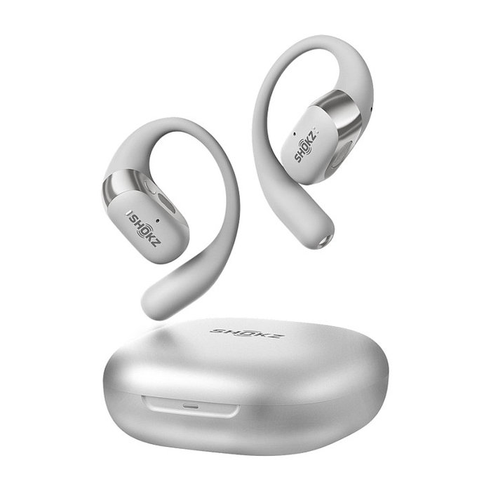 Shokz OpenFit 2+ Auriculares Inalámbricos Bluetooth Gris Resistente al Sudor y Agua IP55 Autonomía 11h (48h con Estuche) Shokz OpenFit 2+ Auriculares Inalámbricos Bluetooth Gris Resistente al Sudor y Agua IP55 Autonomía 11h (48h con Estuche)