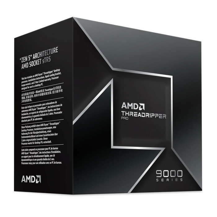 AMD Ryzen Threadripper PRO 9975WX 32C/64T 5,40GHz AMD Ryzen Threadripper PRO 9975WX 32C/64T 5,40GHz