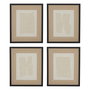Cuadro Pintura Abstracto 4/M 50 X 60 cm (Set de 4)