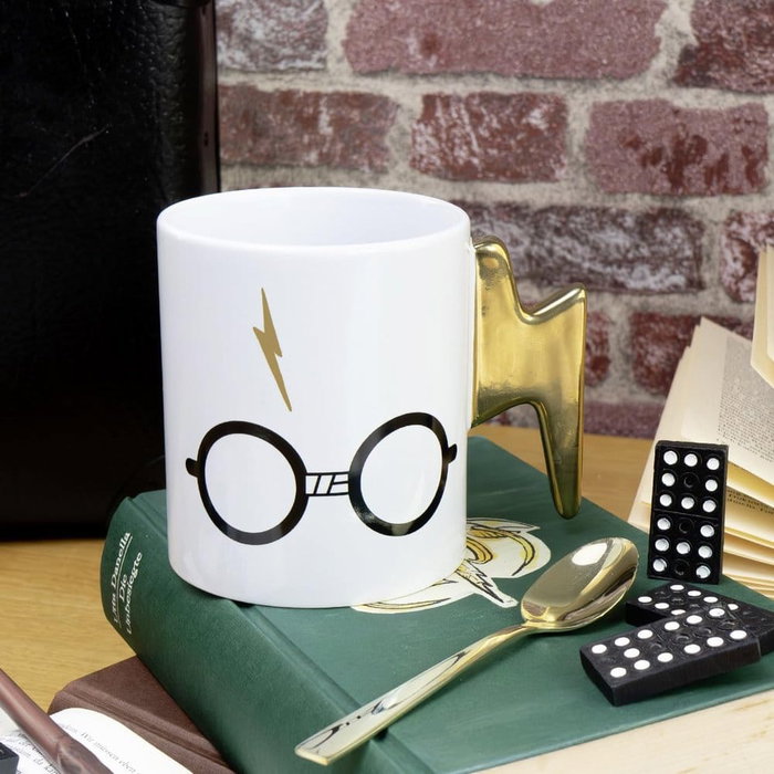 Geda Labels Harry Potter Taza Glasses Lightning Handle 460 ml