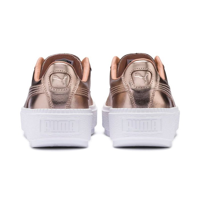 Zapatillas Deportivas Mujer Puma Basket Platform Trace Luxe Marrón 38