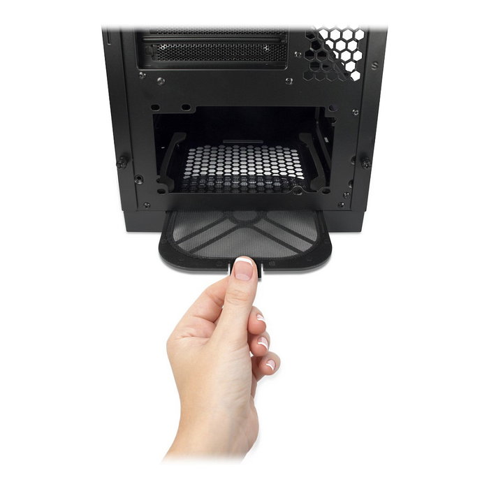 Inter-Tech X-908 Infini2 Torre PC Negro ATX ITX micro ATX Mini-ITX con Ventana Lateral Iluminacion RGB