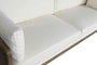 DKD Home Decor Sofá Romántico Marrón Crudo 208 x 86 x 88 cm