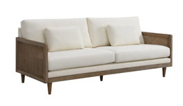 DKD Home Decor Sofá Romántico Marrón Crudo 208 x 86 x 88 cm
