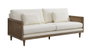 DKD Home Decor Sofá Romántico Marrón Crudo 208 x 86 x 88 cm