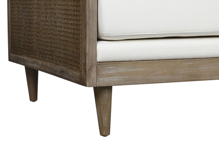 DKD Home Decor Sofá Romántico Marrón Crudo 208 x 86 x 88 cm