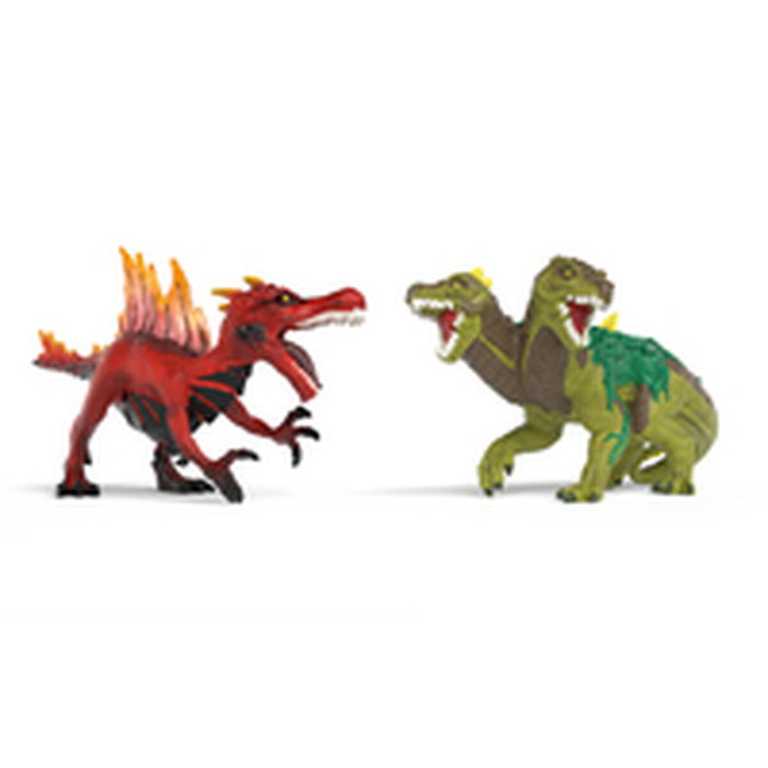 Schleich Figura de Saurio de Fuego vs. Lagarto de la Jungla (criaturas de Eldrador) 70834