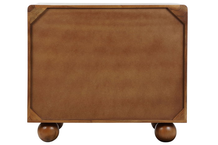 DKD Home Decor Comoda Basant Ratan Marron Oscuro Natural Acacia y Ratan 90 x 45 x 90 cm DKD Home Decor Comoda Basant Ratan Marron Oscuro Natural Acacia y Ratan 90 x 45 x 90 cm