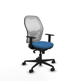 PIQUERAS Y CRESPO Silla de oficina Jorquera Azul claro y Blanco