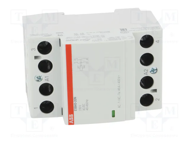 ABB ESB40-20N-06 Contactor de Instalación Modular 40A 230VAC/VDC