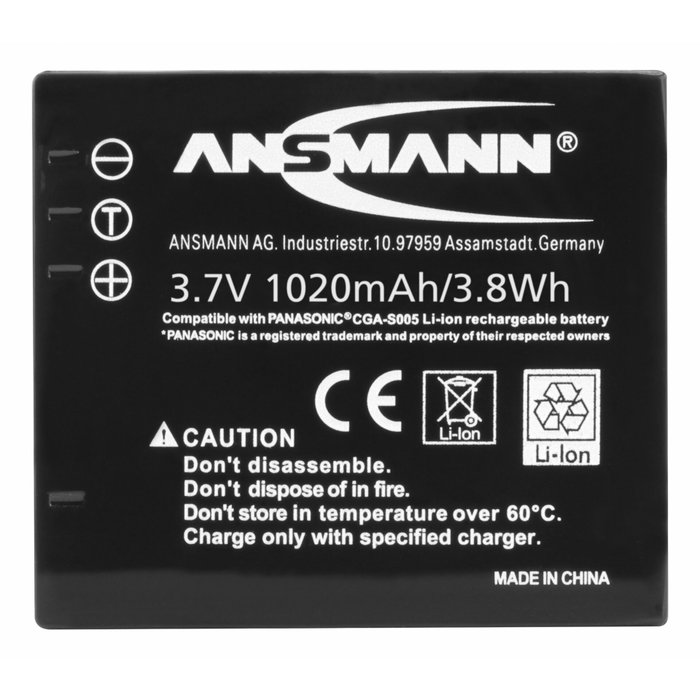 Ansmann A-Pan CGA-S005 Batería de repuesto