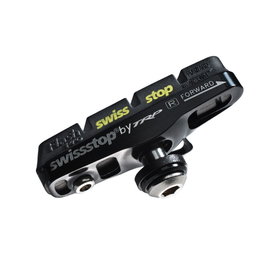 Swissstop Par de zapatas con portazapatas Full Flash Pro Black Prince para frenos Sram y Shimano compatibles con llantas de carbono