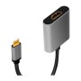 LogiLink Adaptador USB 3.2 Gen1 USB-C a HDMI 4K/60 Hz, Negro/Gris