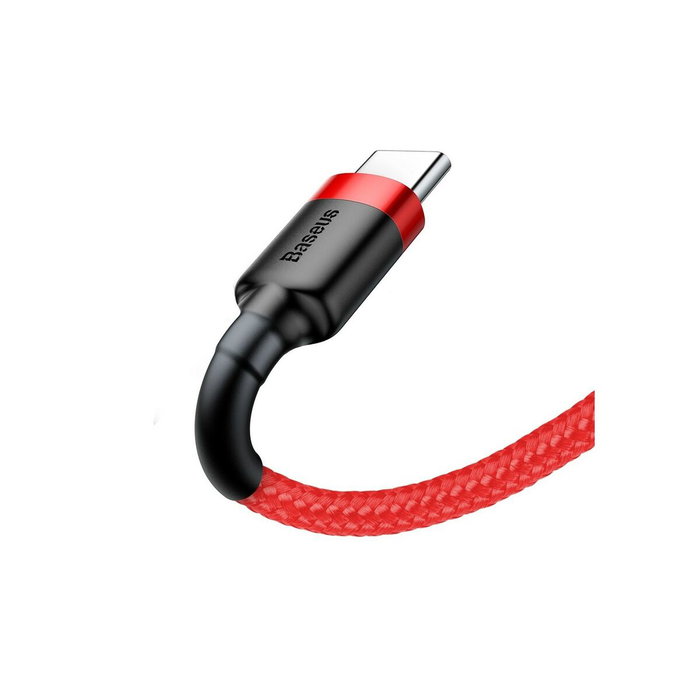 Baseus Cafule Cable USB a USB-C 3A 0.5m Rojo