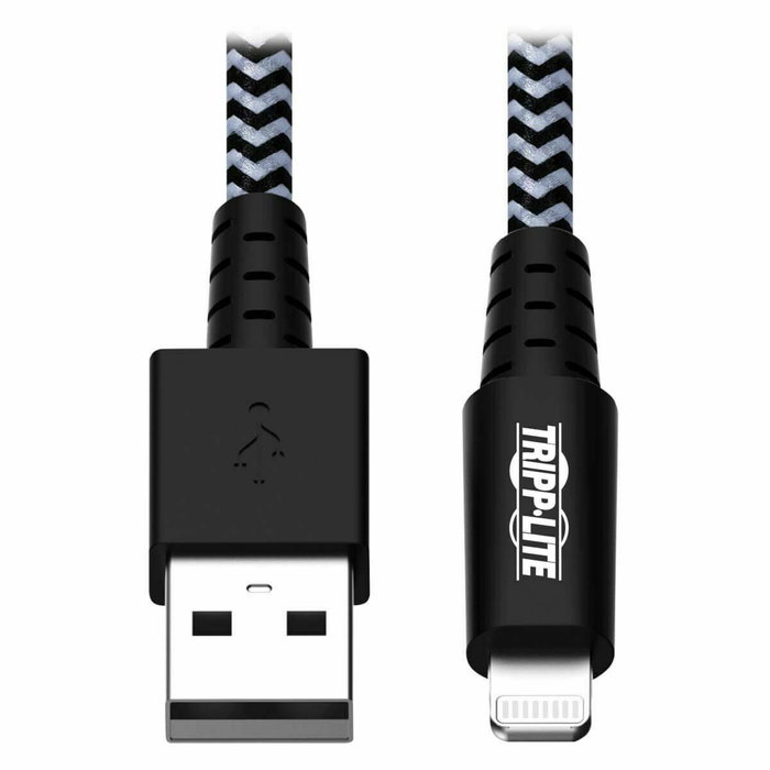 Eaton Tripp Lite M100-006-HD Cable de Sincronización y Carga USB-A a Lightning para Servicio Pesado, Certificado MFI, USB 2.0, 1 m