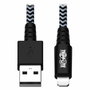 Eaton Tripp Lite M100-006-HD Cable de Sincronización y Carga USB-A a Lightning para Servicio Pesado, Certificado MFI, USB 2.0, 1 m