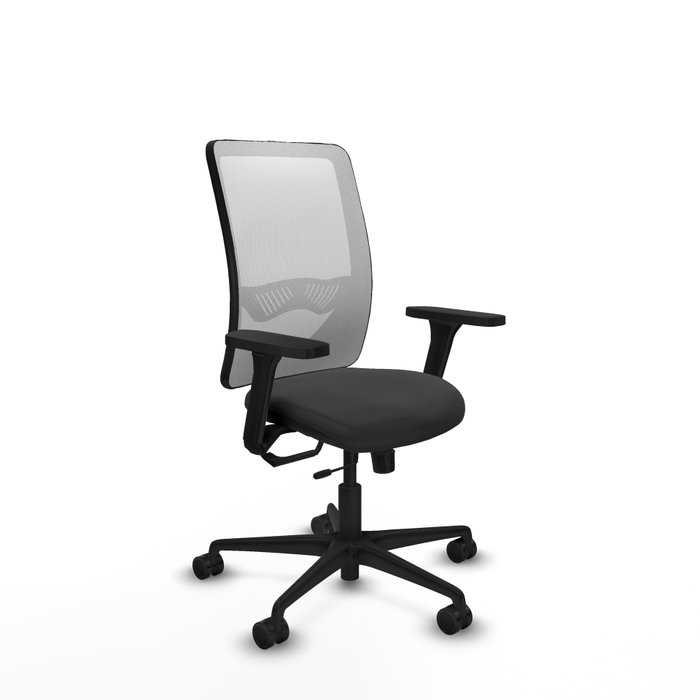 PIQUERAS Y CRESPO Silla de oficina Zulema Gris oscuro y Blanco PIQUERAS Y CRESPO Silla de oficina Zulema Gris oscuro y Blanco