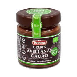 TORRAS Crema Cacao Avellanas con Aceite de Oliva 200Gr