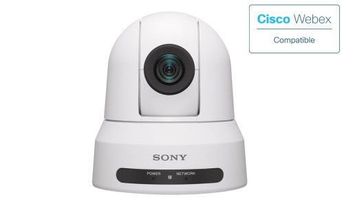 Sony Cámara PTZ SRG-X400 Color Blanco con Licencia 4K Gratis SRG-X400WC/4KL
