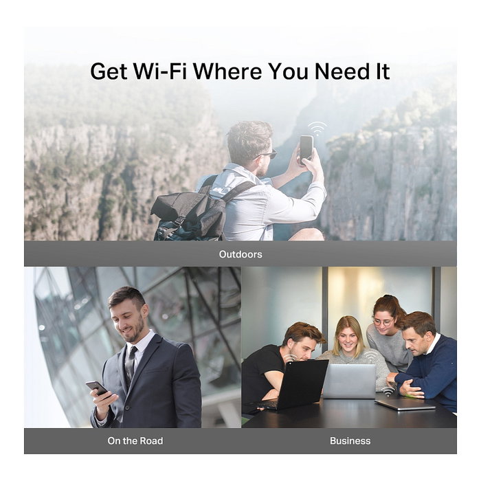 Mercusys Router Móvil Wi-Fi 4G LTE MT110 150Mbps Negro