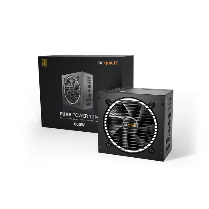 be quiet! 650W PURE POWER 12 M Fuente de Alimentación ATX be quiet! 650W PURE POWER 12 M Fuente de Alimentación ATX