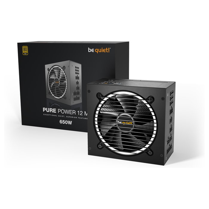 be quiet! 650W PURE POWER 12 M Fuente de Alimentación ATX be quiet! 650W PURE POWER 12 M Fuente de Alimentación ATX