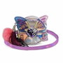Oh My Pop Bolso Bandolera Redondo Pequeño Wings Plateado