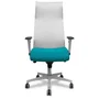 PIQUERAS Y CRESPO Sillón Sahuco Blanco y Turquesa
