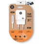 Tech One Tech Cargador de Pared TEC2221 GaN Power Delivery 3.0 PD 20W Ultra Rápido Blanco, Compatible iPhone 16/15/14, Samsung S24/S23, con Cable USB-C Tipo C, Certificado TÜV GS