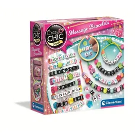 Clementoni CLE18634 Crazy Chic Pulseras con mensaje