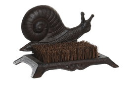 DKD Home Decor Felpudo de Hierro Colado Marrón Oscuro