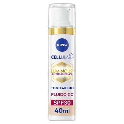 Nivea LUMINOUS 630º ANTIMANCHAS CC fluido SPF30 medio 40 ml