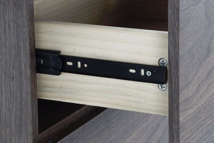 DKD Home Decor Buffet Moderno Marron Transparente Cristal y MDF 45 x 80 x 160 cm