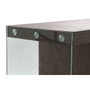 DKD Home Decor Buffet de Cristal y MDF Nogal Marrón