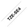 Brother TZeSE4 Cinta Laminada de Seguridad 18mm x 8m Blanco/Negro