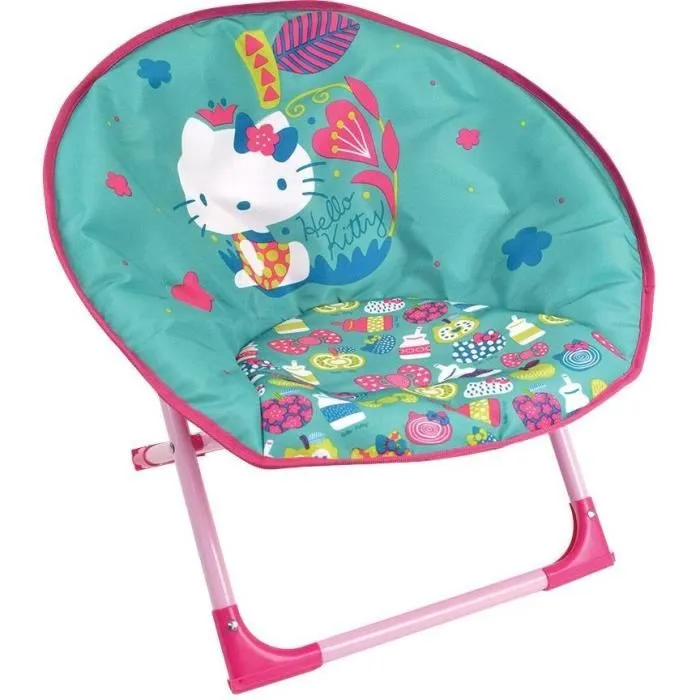 Fun House Hello Kitty Asiento Luna Plegable para Niños 47 x 54 x 42 cm