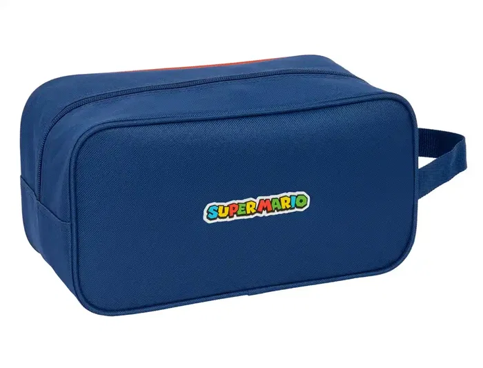 Zapatillero de Viaje Super Mario Mamma mia Rojo Azul marino 29 x 15 x 14 cm