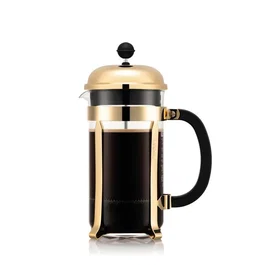 Bodum Cafetera de émbolo Chambord 1L 8 tazas Acero inoxidable Dorado