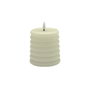DKD Home Decor Vela LED Cera Parafina 3D Blanco