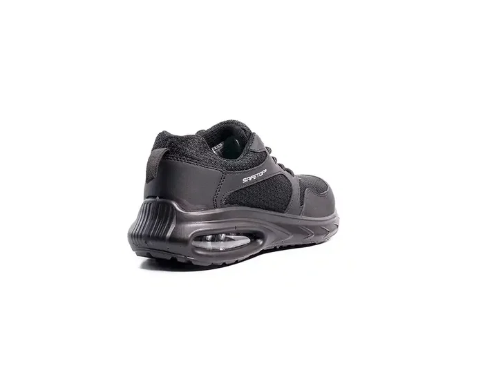 Safetop Zapatos de seguridad de microfibra transpirable talla 46 negro Safetop Zapatos de seguridad de microfibra transpirable talla 46 negro