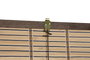 DKD Home Decor Estor Enrollable Bambú y Poliéster Marrón Oscuro 2 x 175 x 90 cm