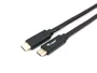 EQUIP Cable USB-C a USB-C Gen1 PD60W 0,5m Negro