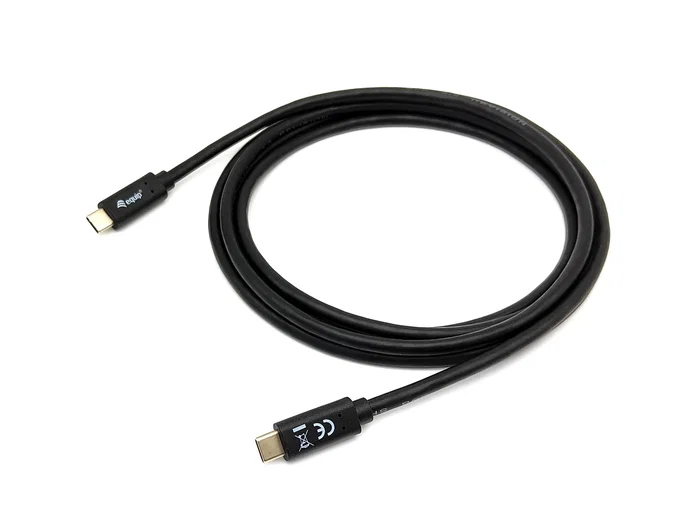 EQUIP Cable USB-C a USB-C Gen1 PD60W 0,5m Negro