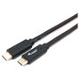 Equip Cable USB-C 3.2 Gen1 60W PD Carga Rápida 0.5m Negro